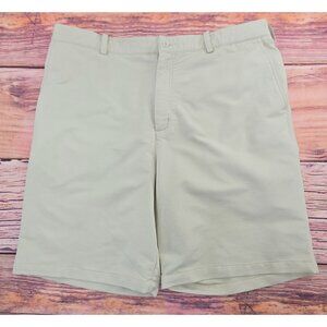 Nike Golf Dri-Fit Mens Beige Shorts 38 Textured fabric